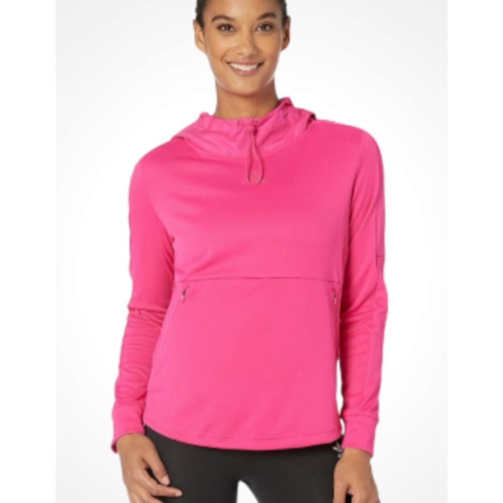 Adidas Women’s Athletic Team Issue Lite Hoodie, Real Magenta, Hot Pink  XS